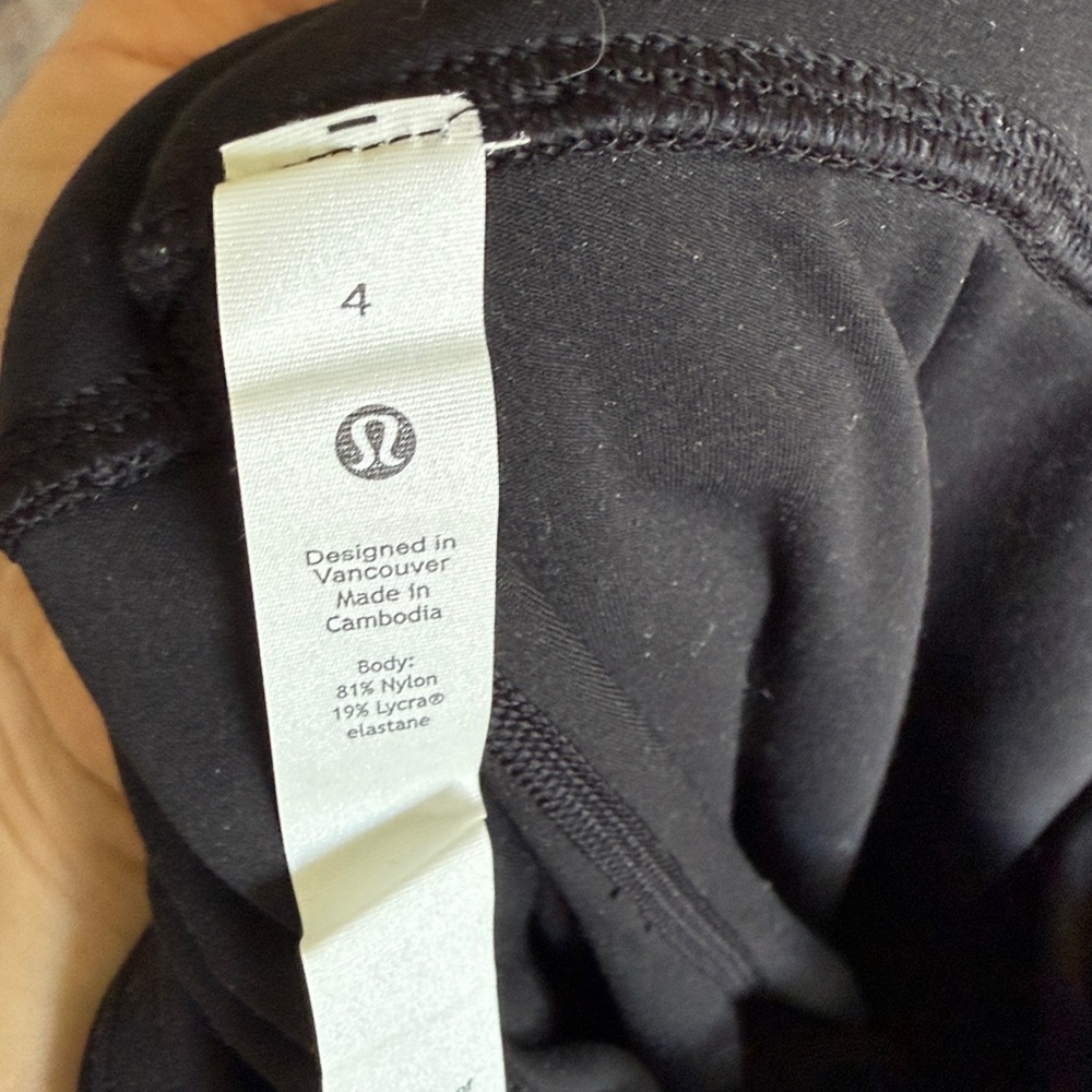 Lululemon Athletica Black Performance Top
